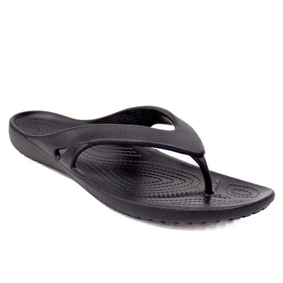 CROCS Shoes - Crocs Kadee II Black Thong Sandal Comfort Slide Women's Size 11